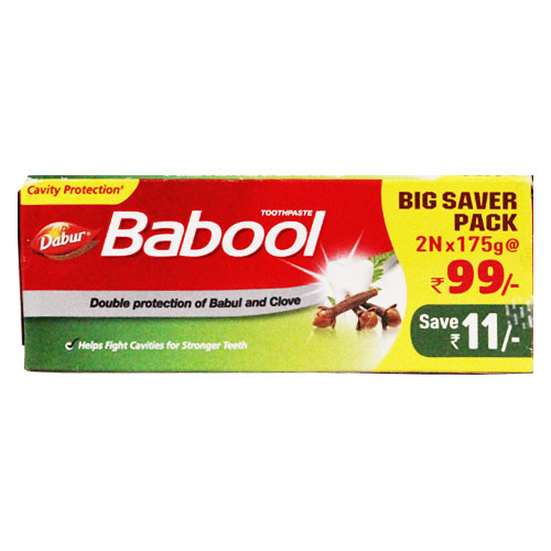 Dabur Babool Toothpaste 2N X 175g